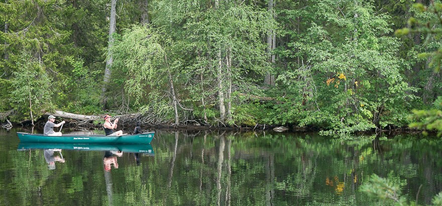 Canoeing Finland