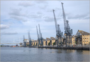 Dockside cranes