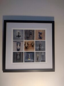 Framed 9 image print